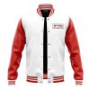 Body Improvement Mob Psycho 100 Varsity Jacket 3L FRONT Mockup - Mob Psycho 100 Shop