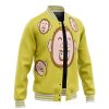 Mob Monkey Shirt Mob Psycho 100 Varsity Jacket 3L F LEFT Mockup - Mob Psycho 100 Shop