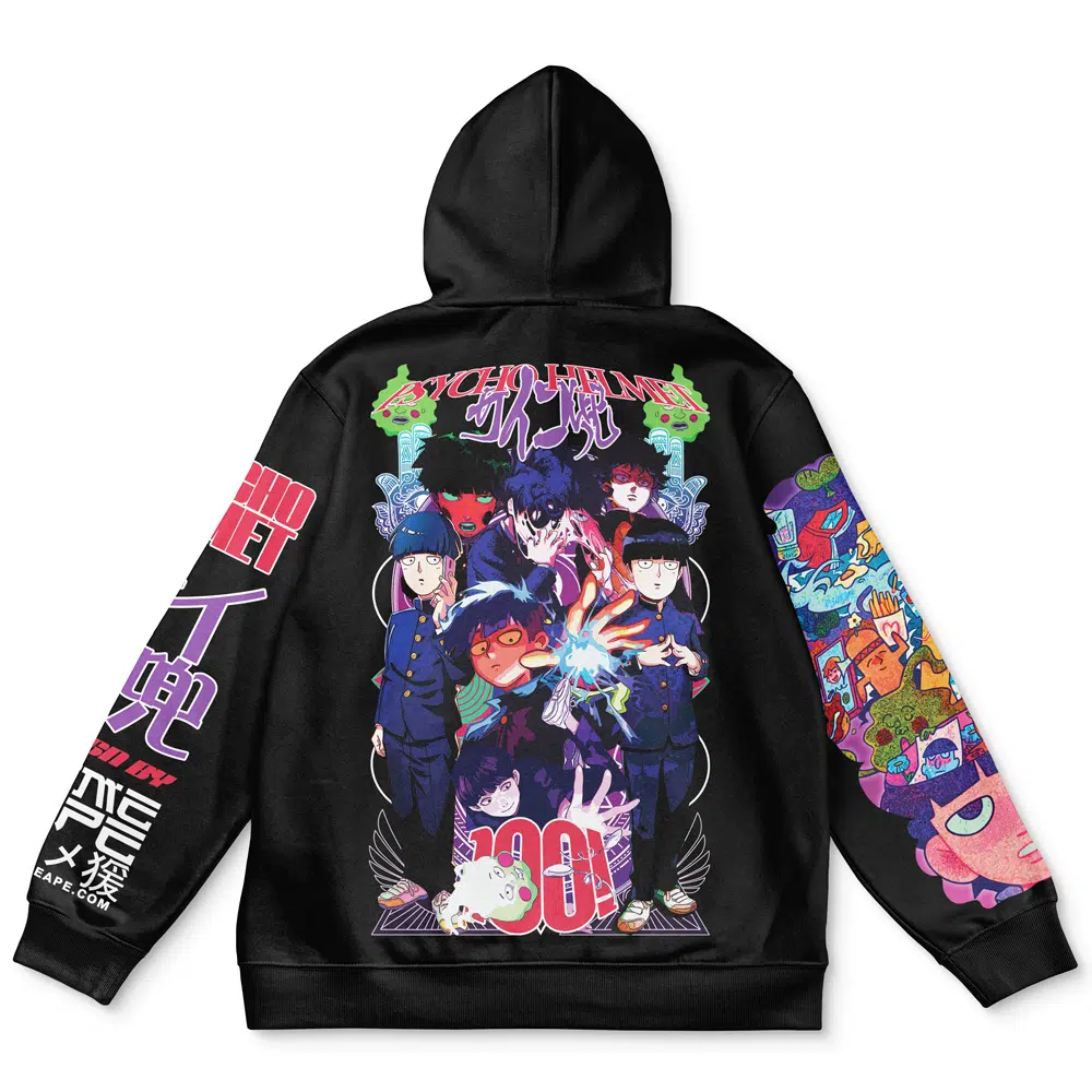 mob Streetwear Hoodie back - Mob Psycho 100 Shop